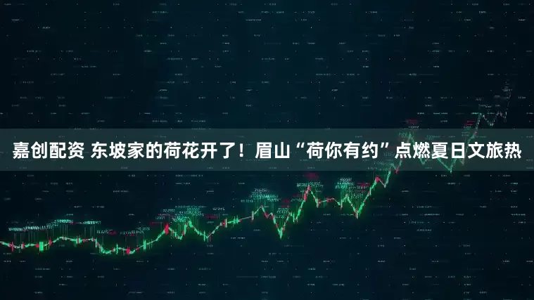 嘉创配资 东坡家的荷花开了！眉山“荷你有约”点燃夏日文旅热
