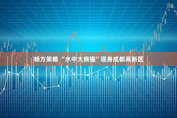 杨方策略 “水中大熊猫”现身成都高新区